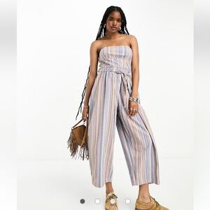 Free People Roaming Shores Jumpsuit Small